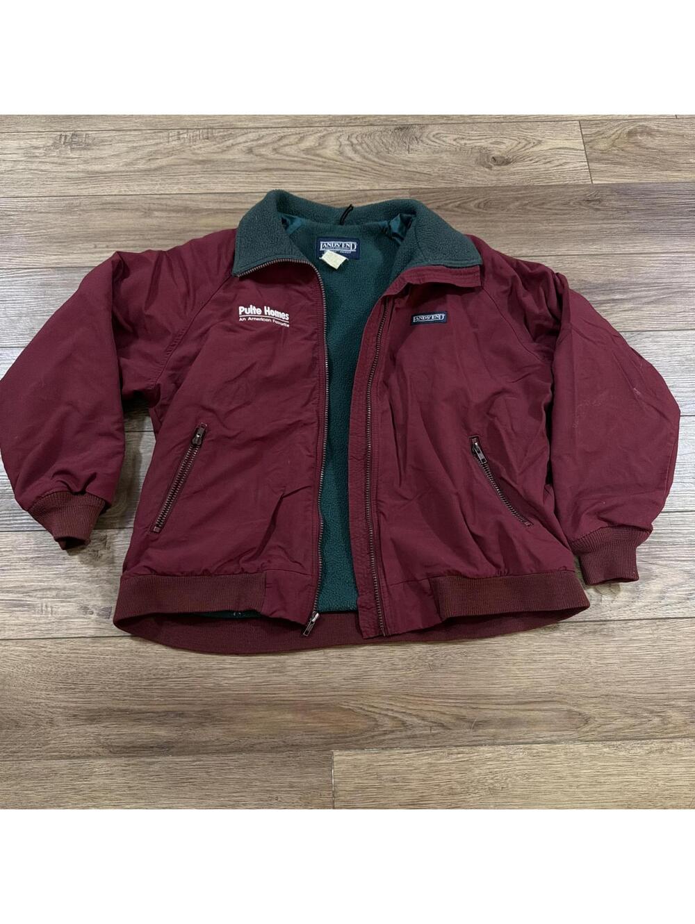 Vintage 80s 90s Lands’ End Squall Jacket Fleece Lined Womens